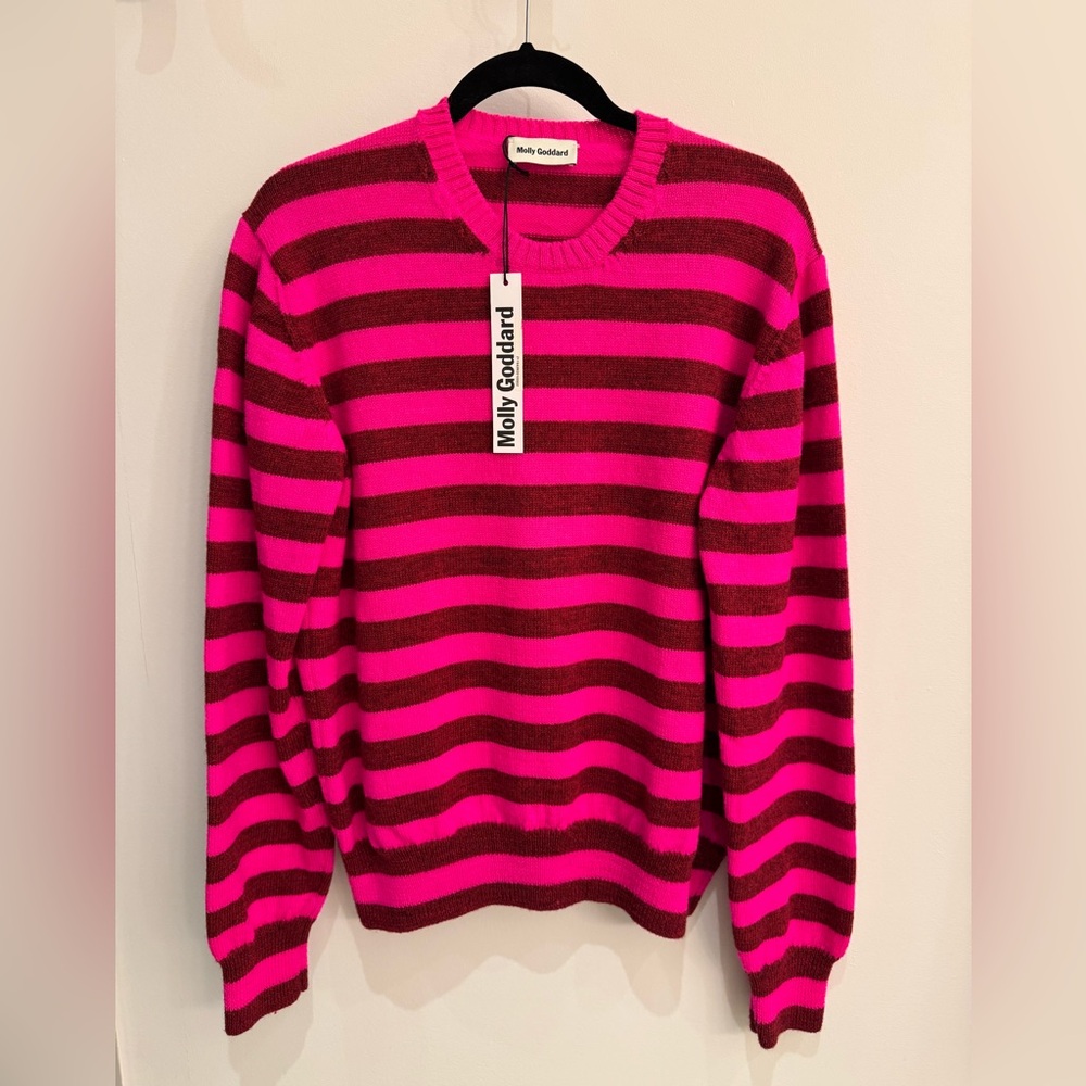 MOLLY GODDARD
Pink & Red Flavin Stripe Sweater